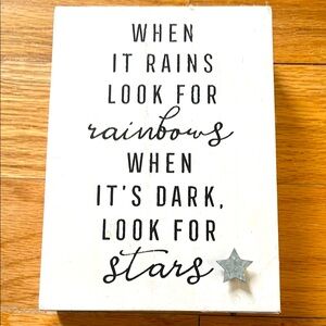 Inspirational White and Black Wall Decor